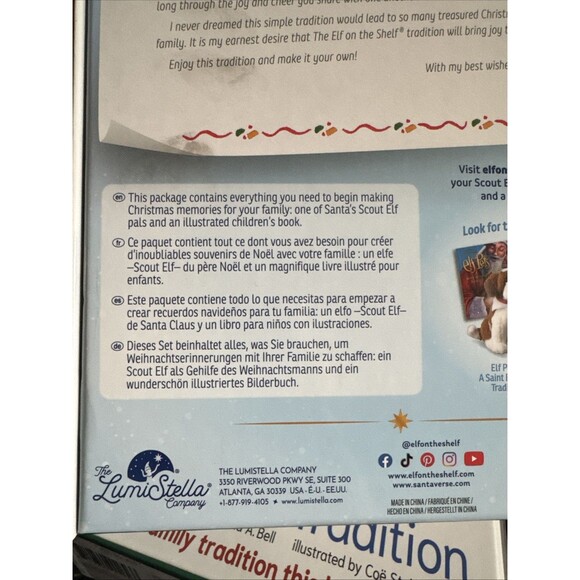 The Elf On The Shelf Boy New in Box with Brown Eyes, Book - Picture 11 of 11